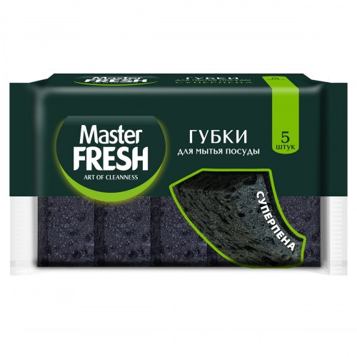 MF Губки суперпенящиеся 5 шт мокко4